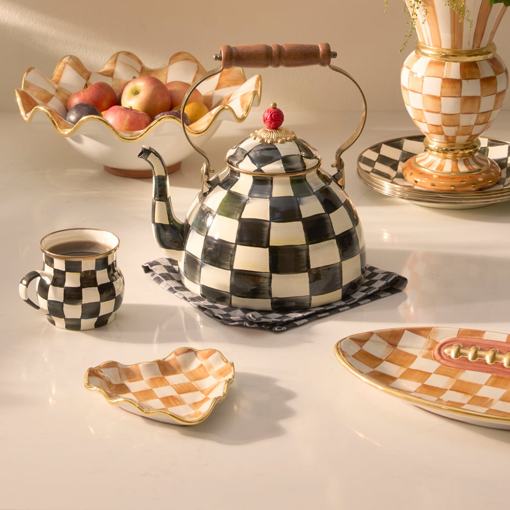 Ginger Check Ceramic Collection