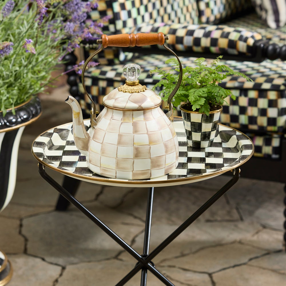 Enamel Tilt Accent Table