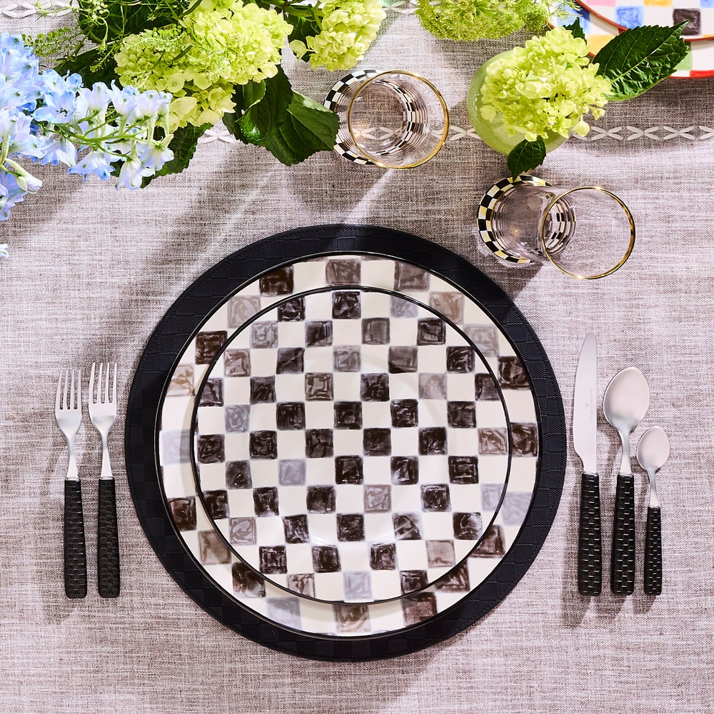 Check Round Platter