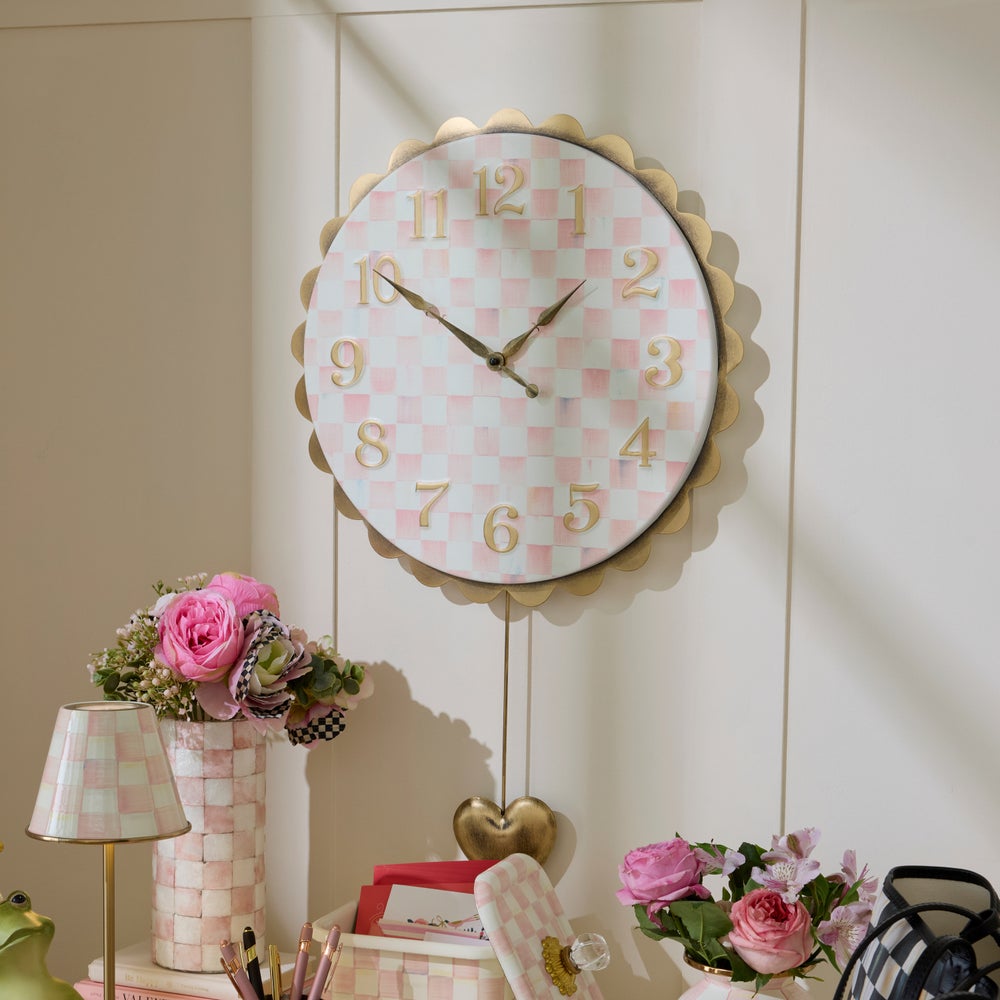 Heart Pendant Wall Clock