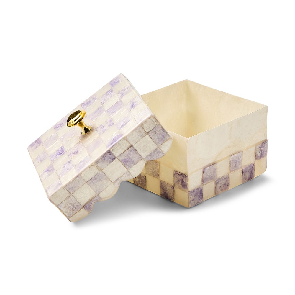 Capiz Scalloped Box