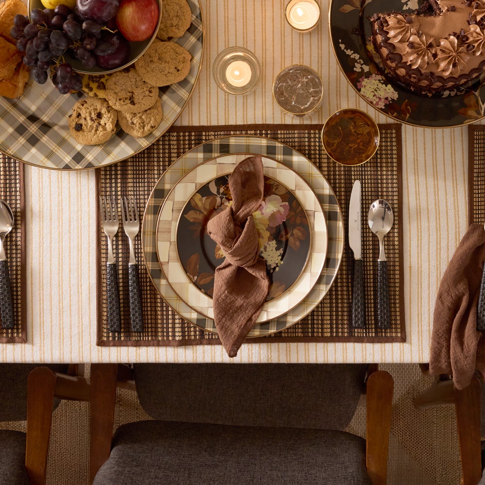 Tartan Mocha Dinnerware