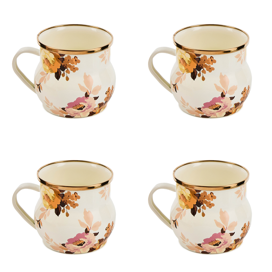 Floral Enamel Mug