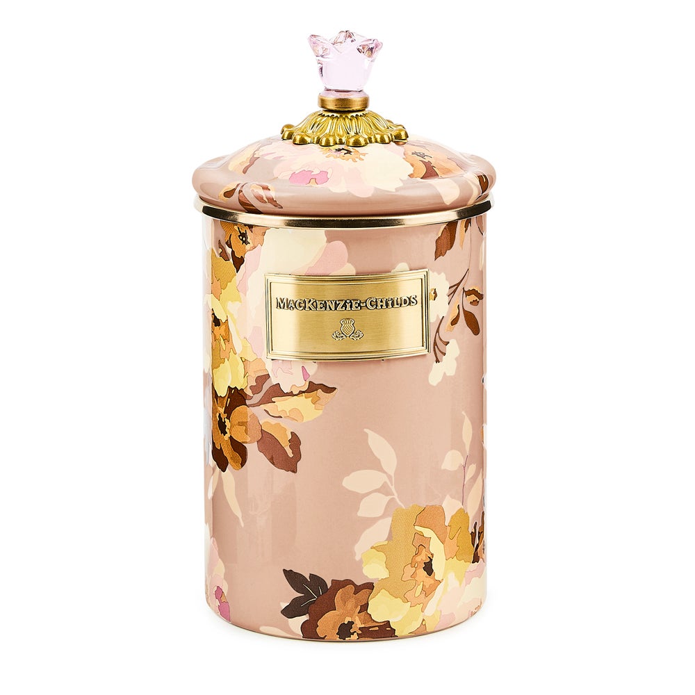 Wild Rose Mauve Canisters