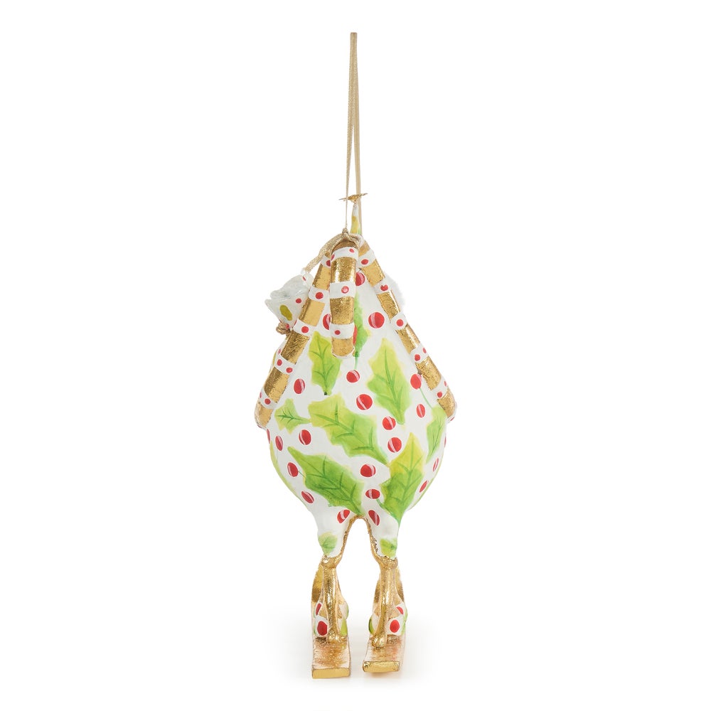 Patience Brewster Dash Away Santa in Sleigh Ornament