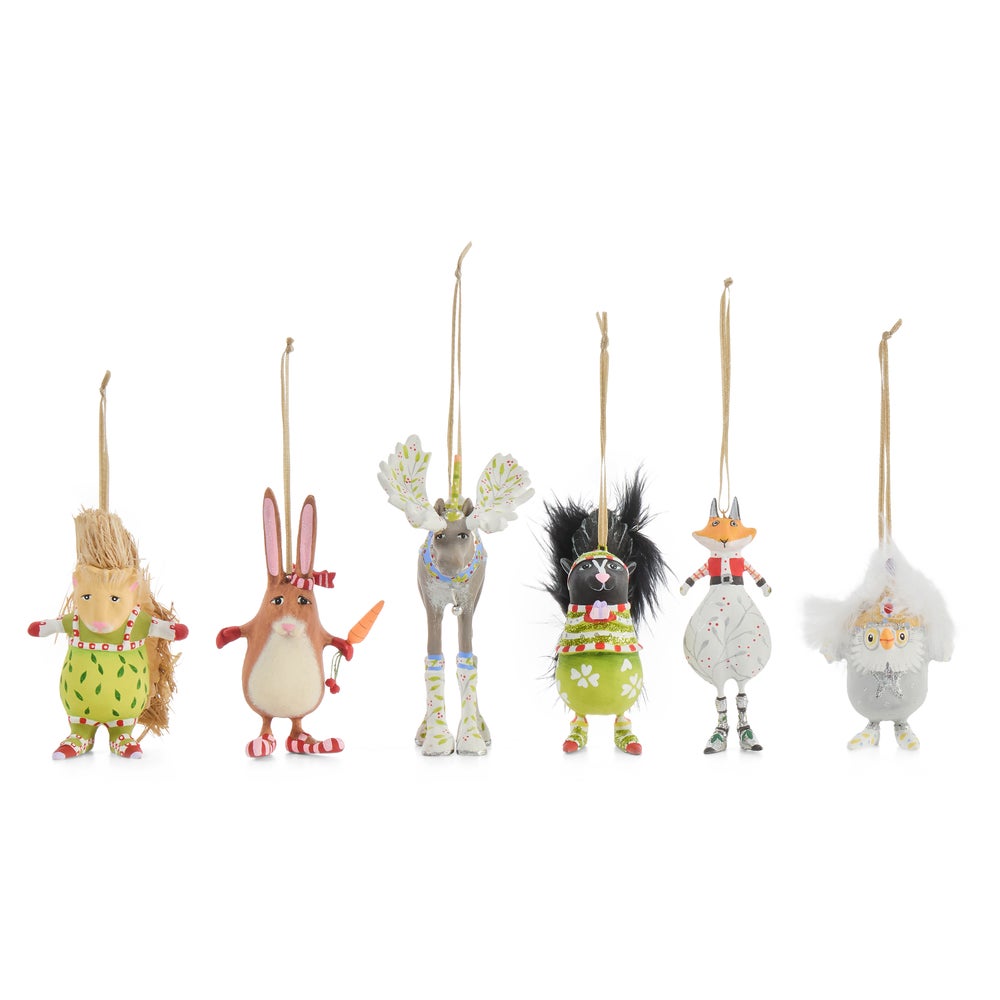 Patience Brewster Woodland Mini Ornament Set