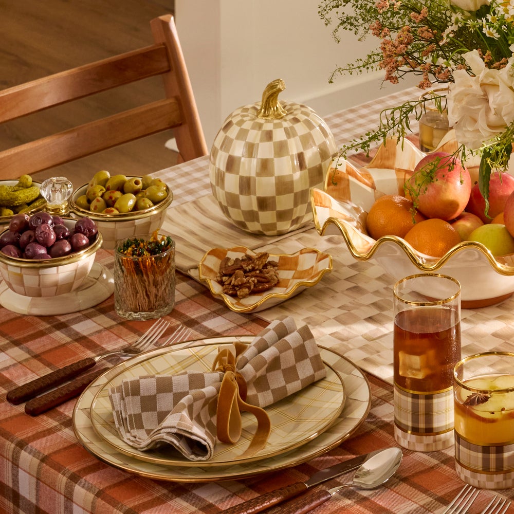 Ginger Check Ceramic Collection