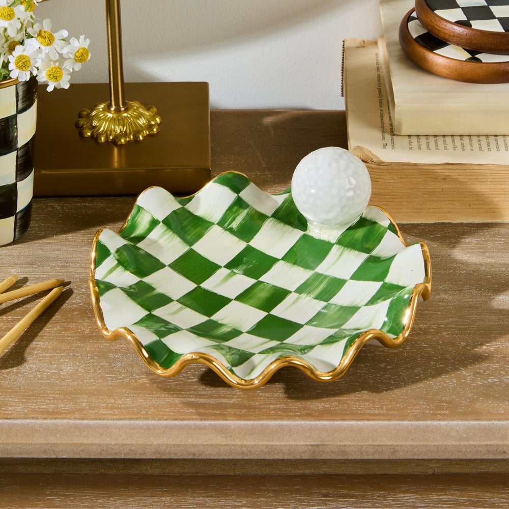 Putting Green Ceramic Dish