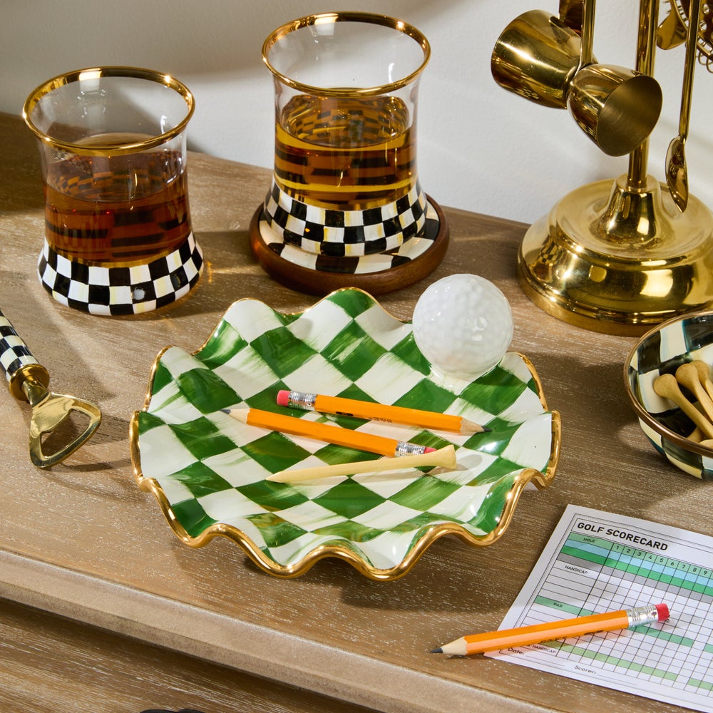Putting Green Ceramic Dish