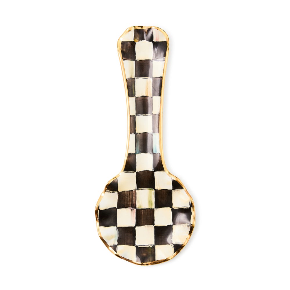 Check Ceramic Spoon Rest