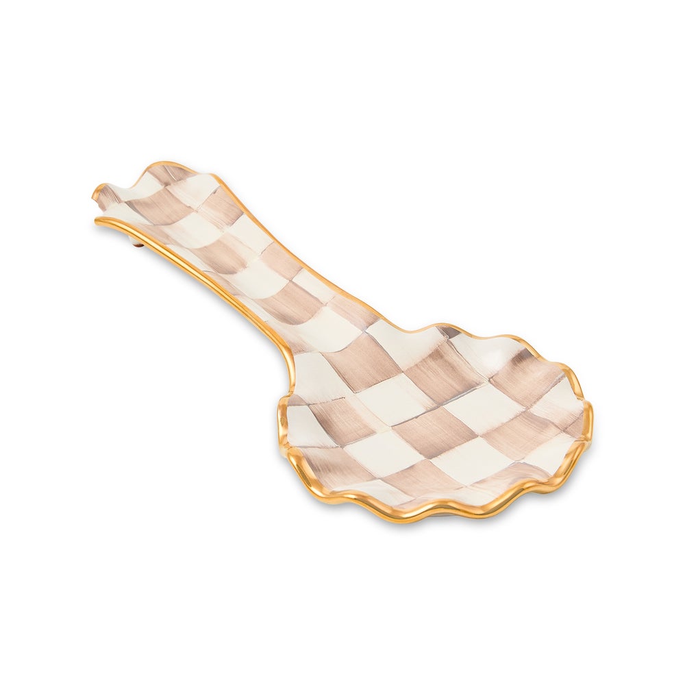 Check Ceramic Spoon Rest