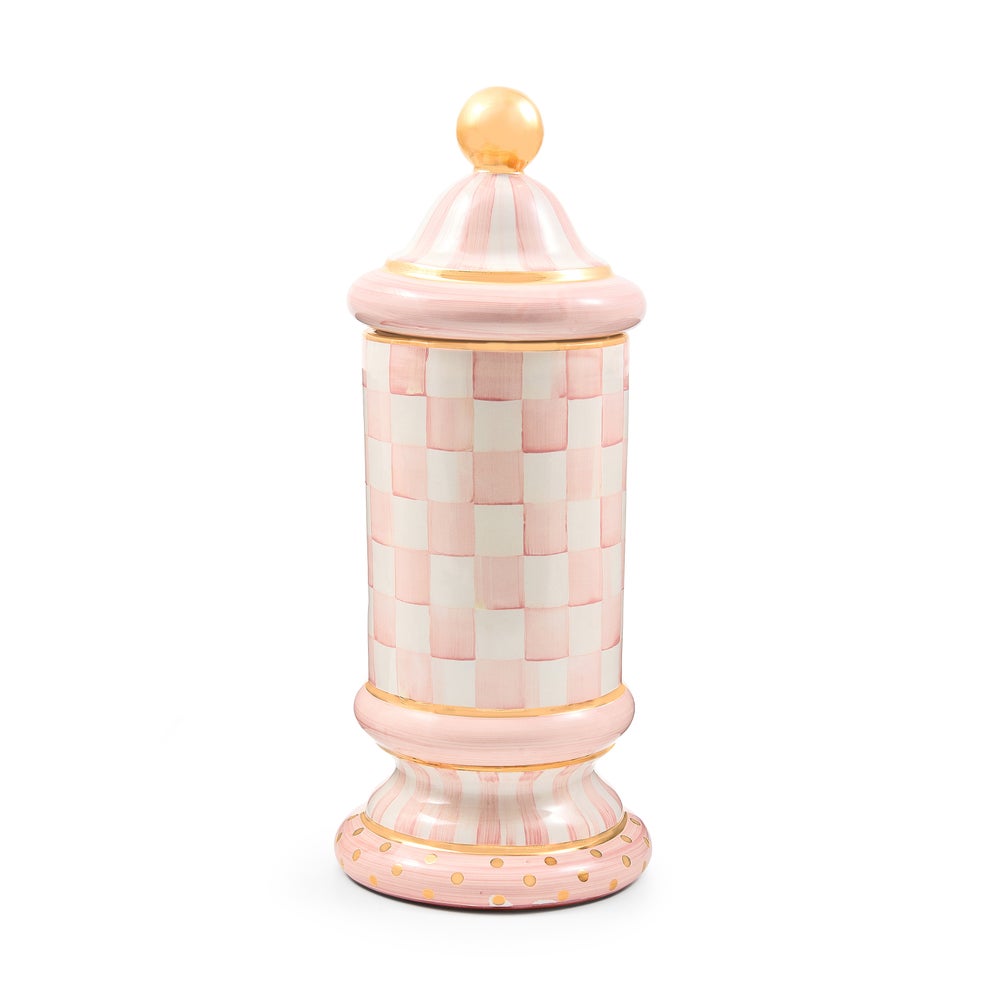 Rosy Check Ceramic Canister