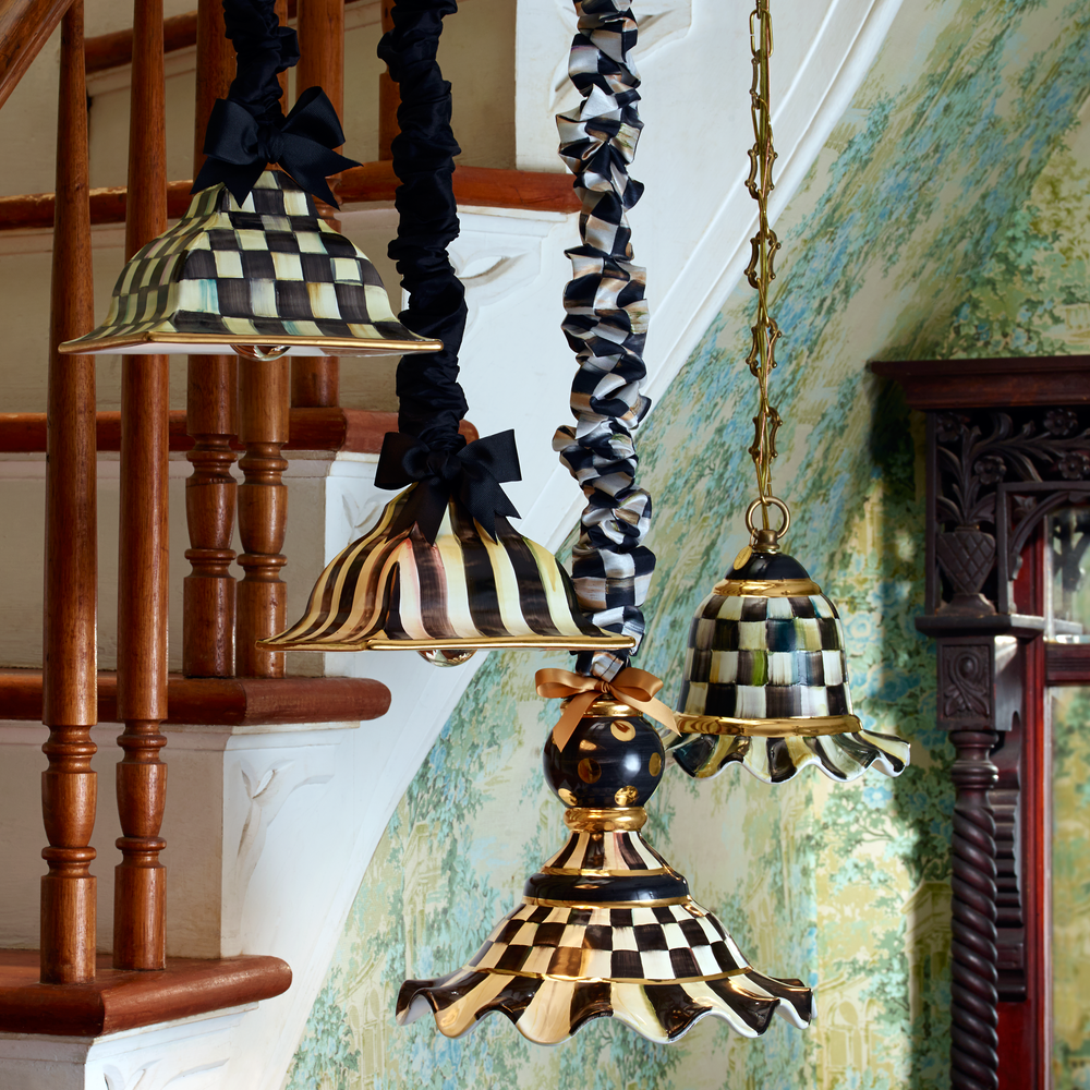 Check Ceramic Pendant Lamp