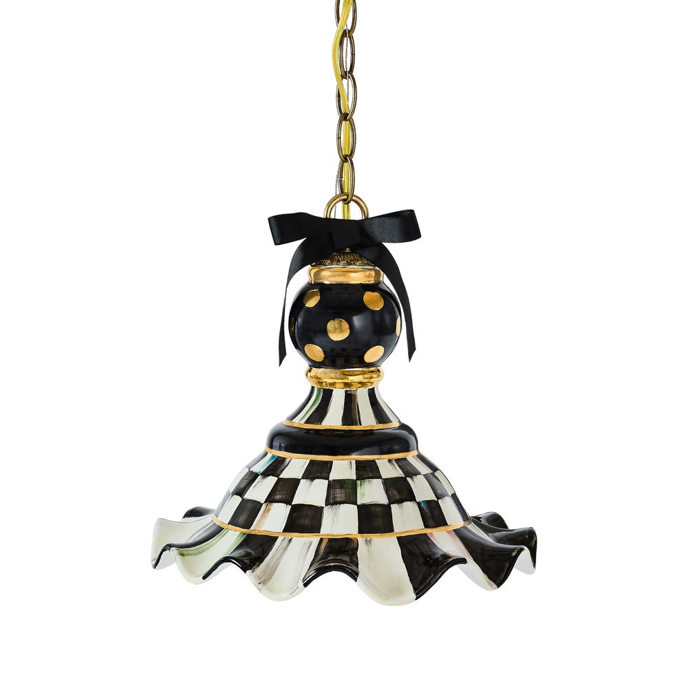 Check Ceramic Pendant Lamp