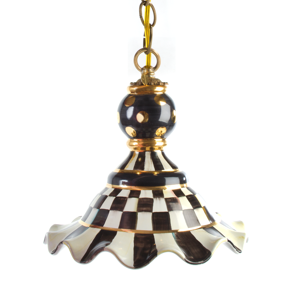 Check Ceramic Pendant Lamp