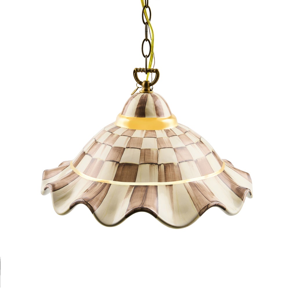 Check Ceramic Pendant Lamp