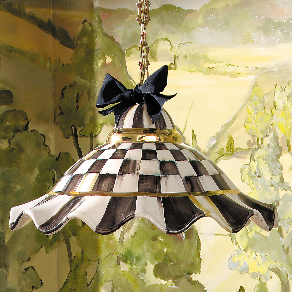 Fluted Hanging Lamp