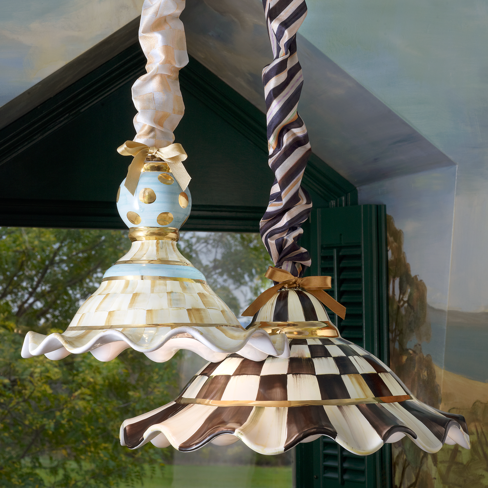 Fluted Hanging Lamp