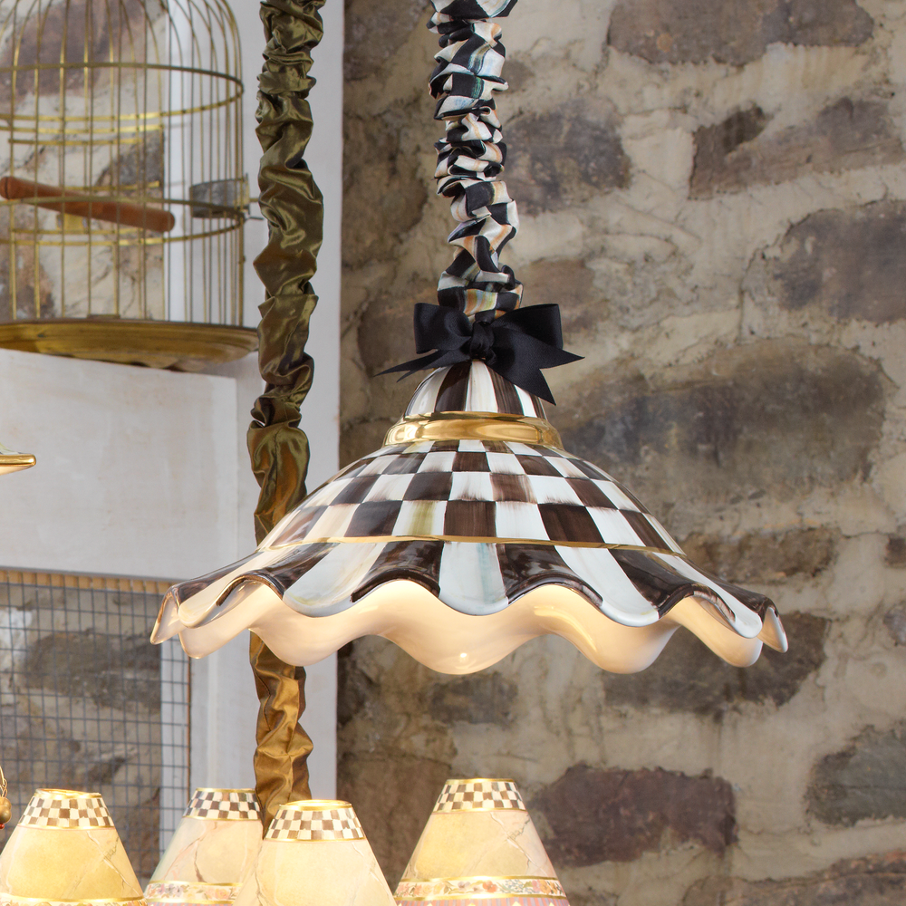 Fluted Hanging Lamp