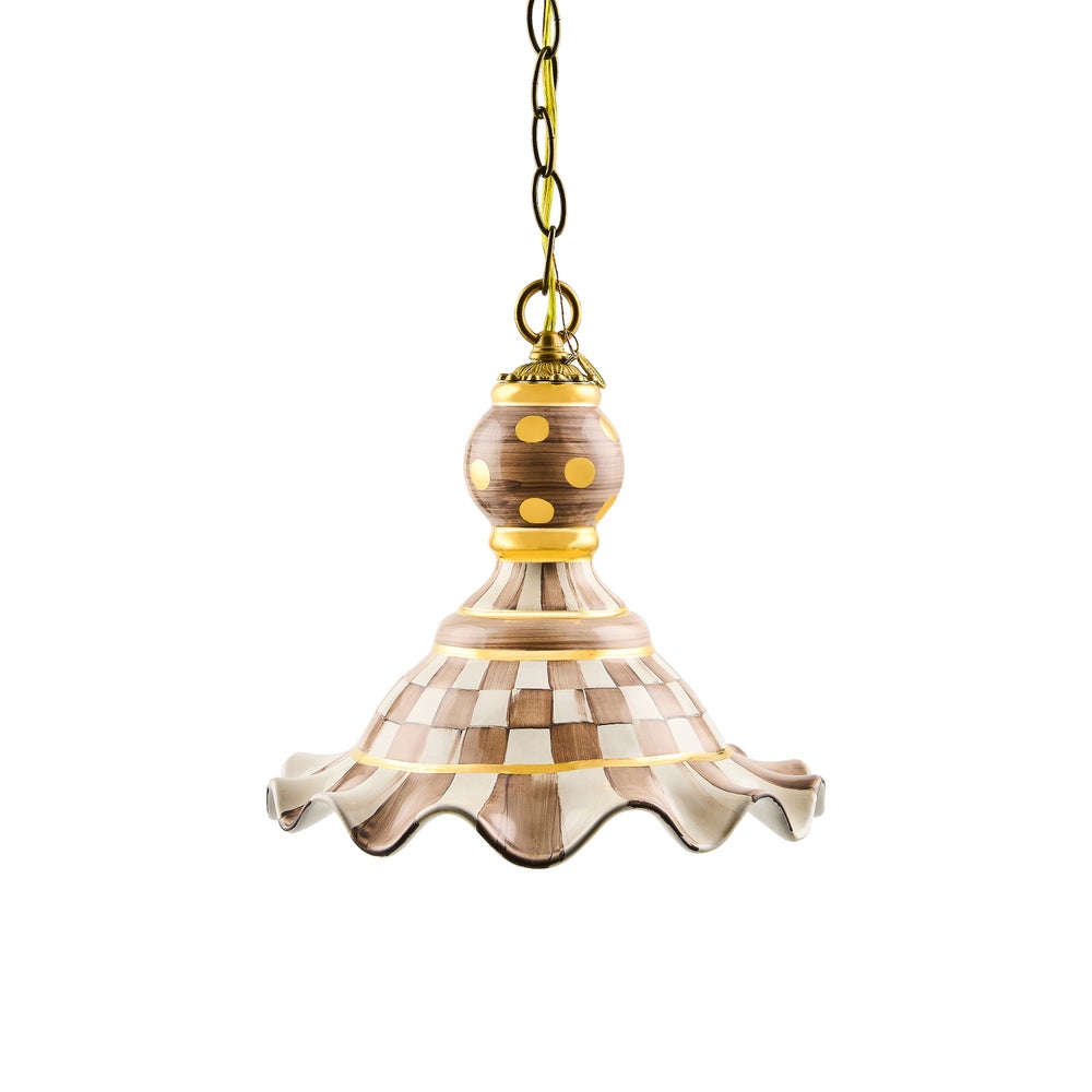 Fluted Hanging Lamp