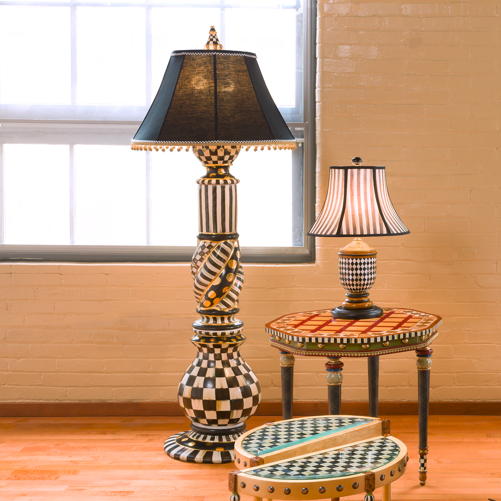 Check Ceramic Floor Lamp