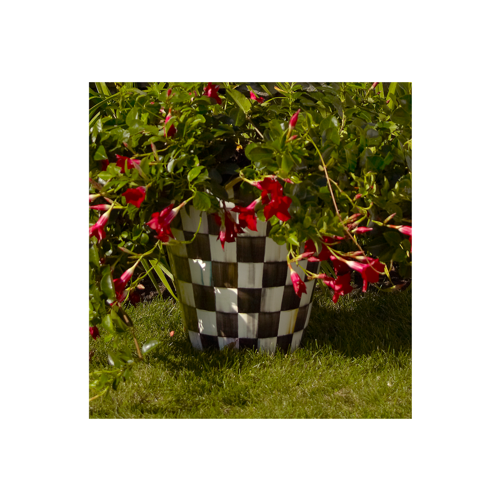 Check Ceramic Jumbo Garden Pot