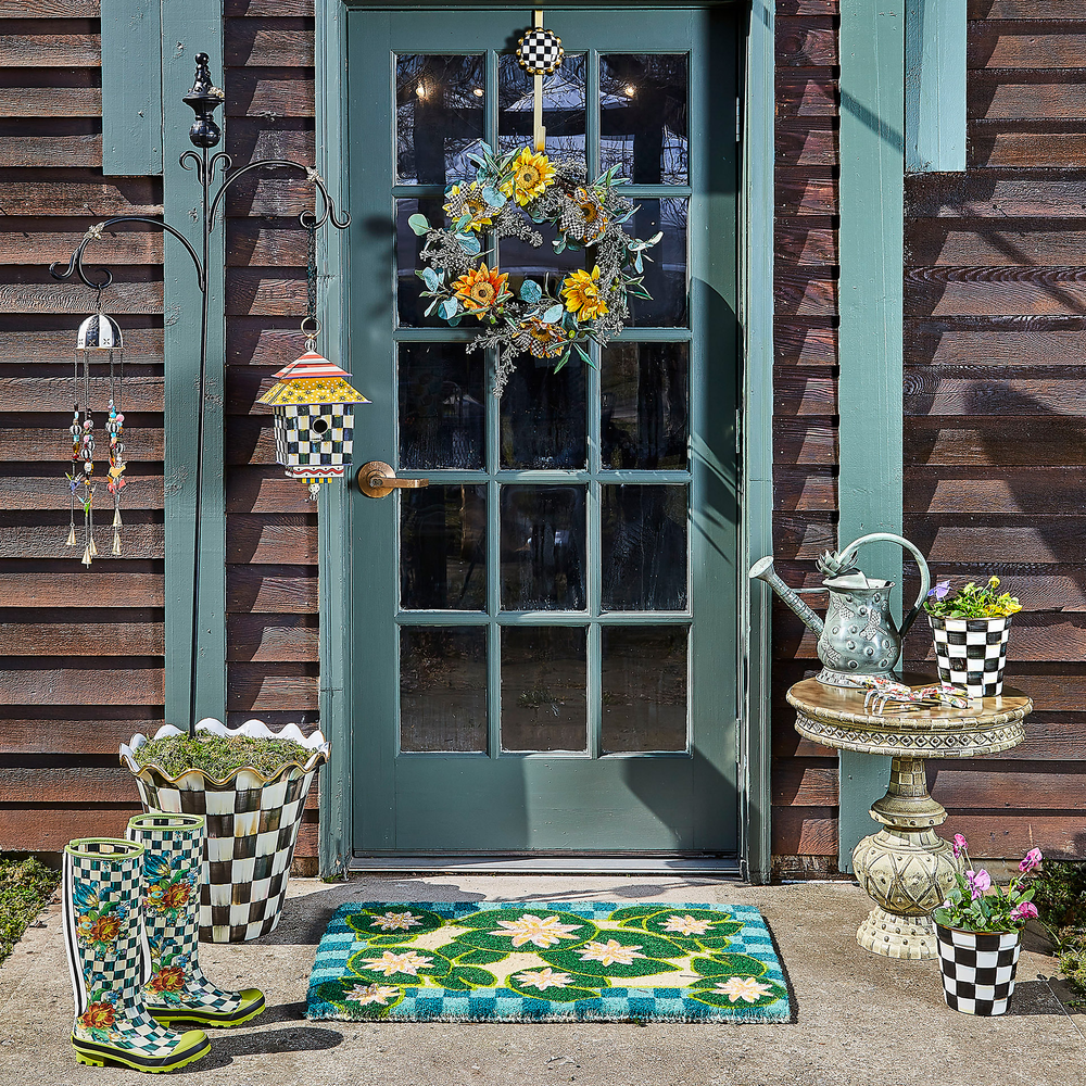 Check Ceramic Jumbo Garden Pot