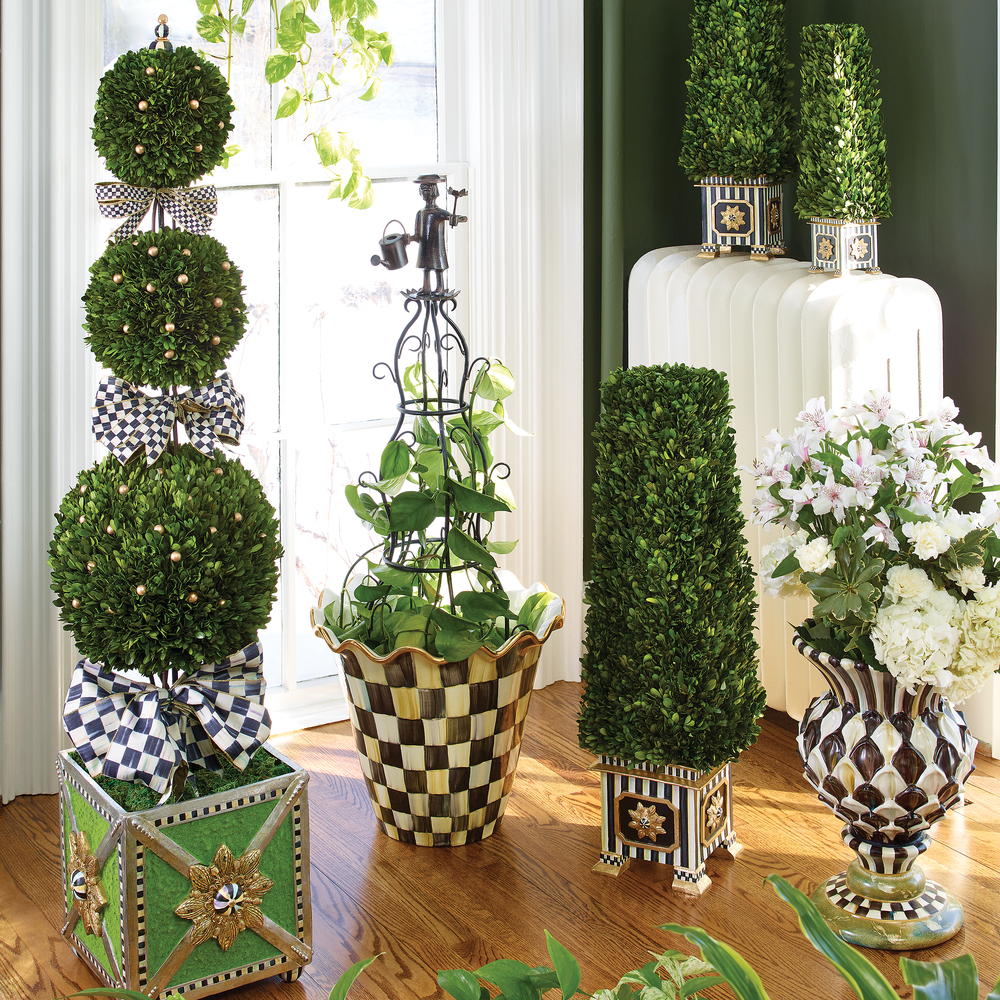 Check Ceramic Jumbo Garden Pot