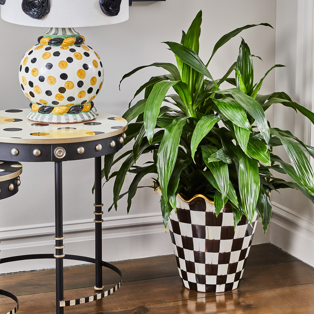 Check Ceramic Jumbo Garden Pot