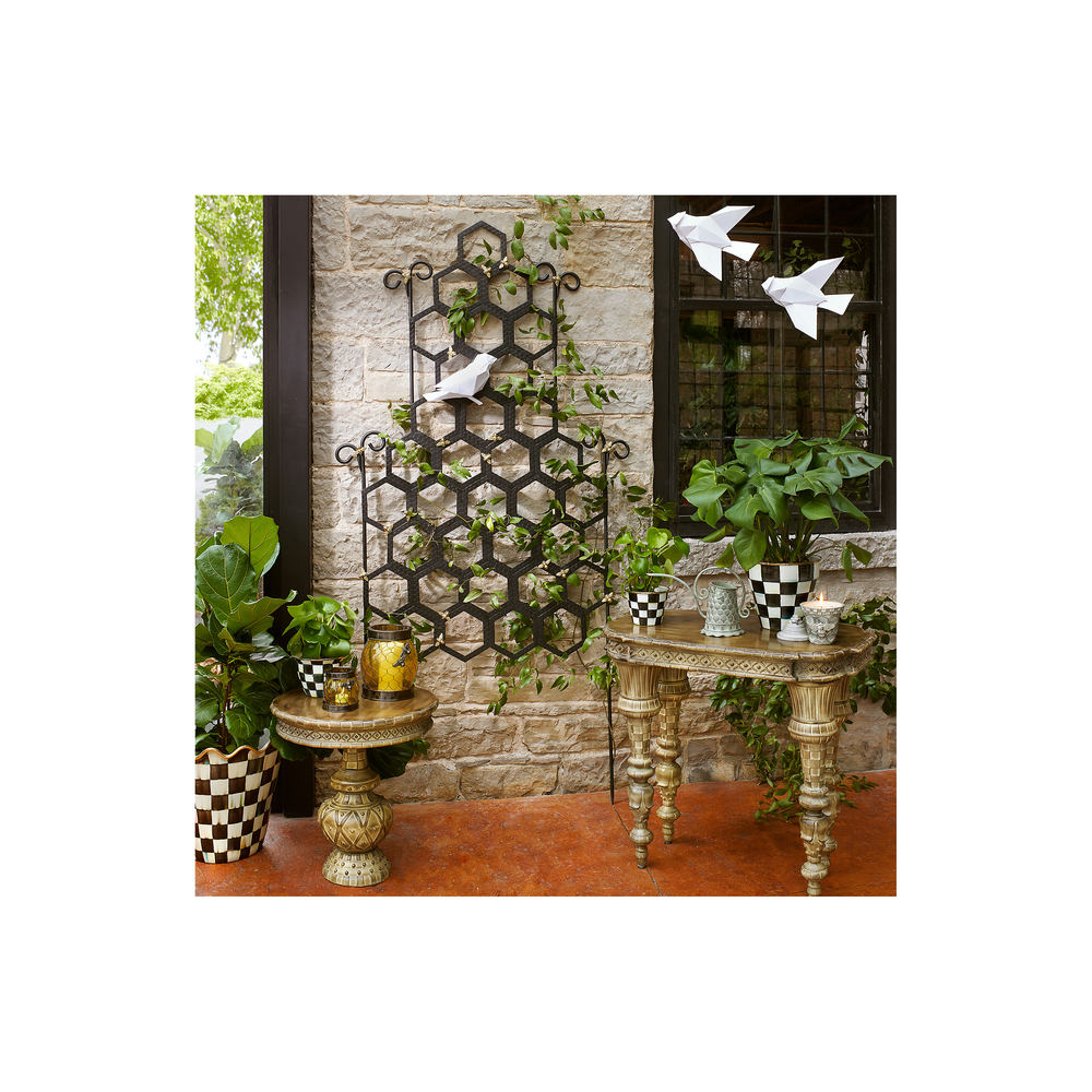 Check Ceramic Jumbo Garden Pot