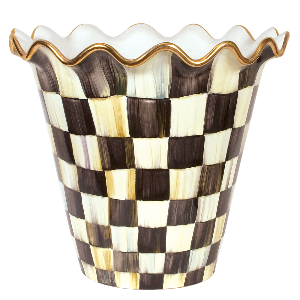 Check Ceramic Jumbo Garden Pot