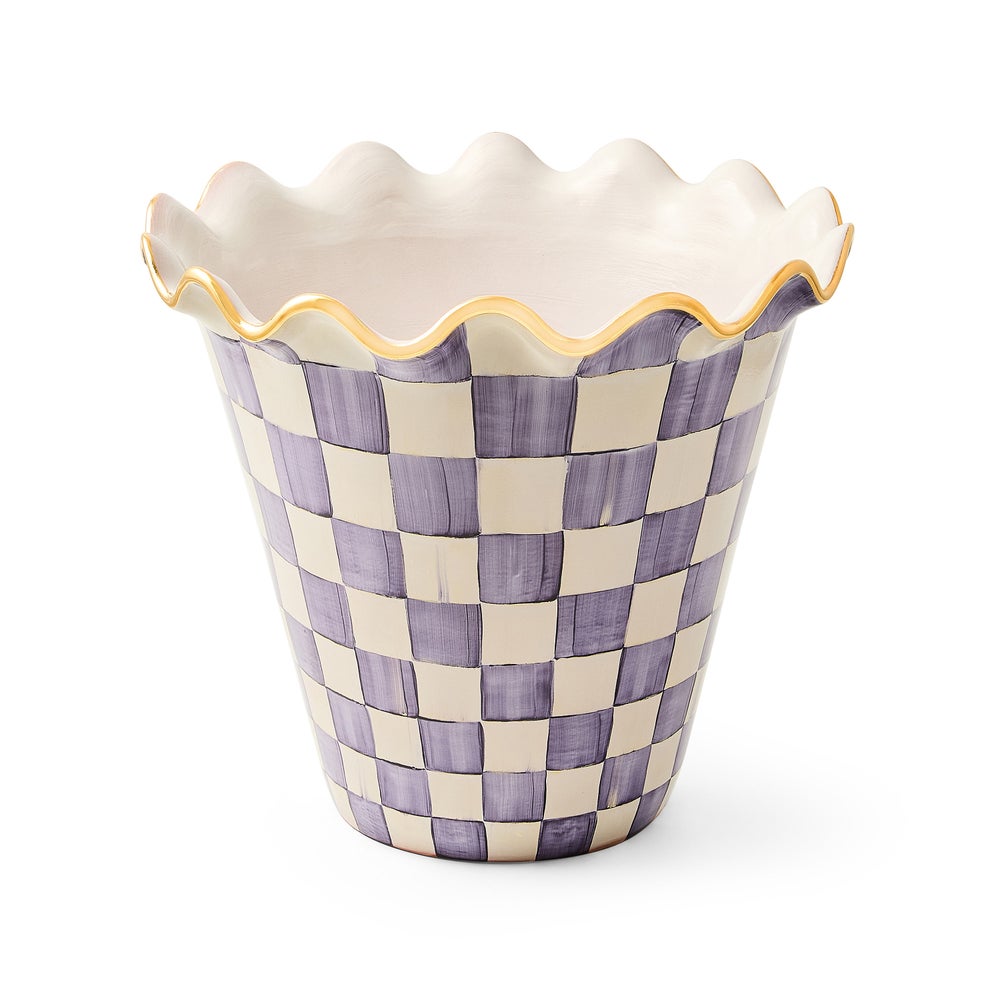 Check Ceramic Jumbo Garden Pot
