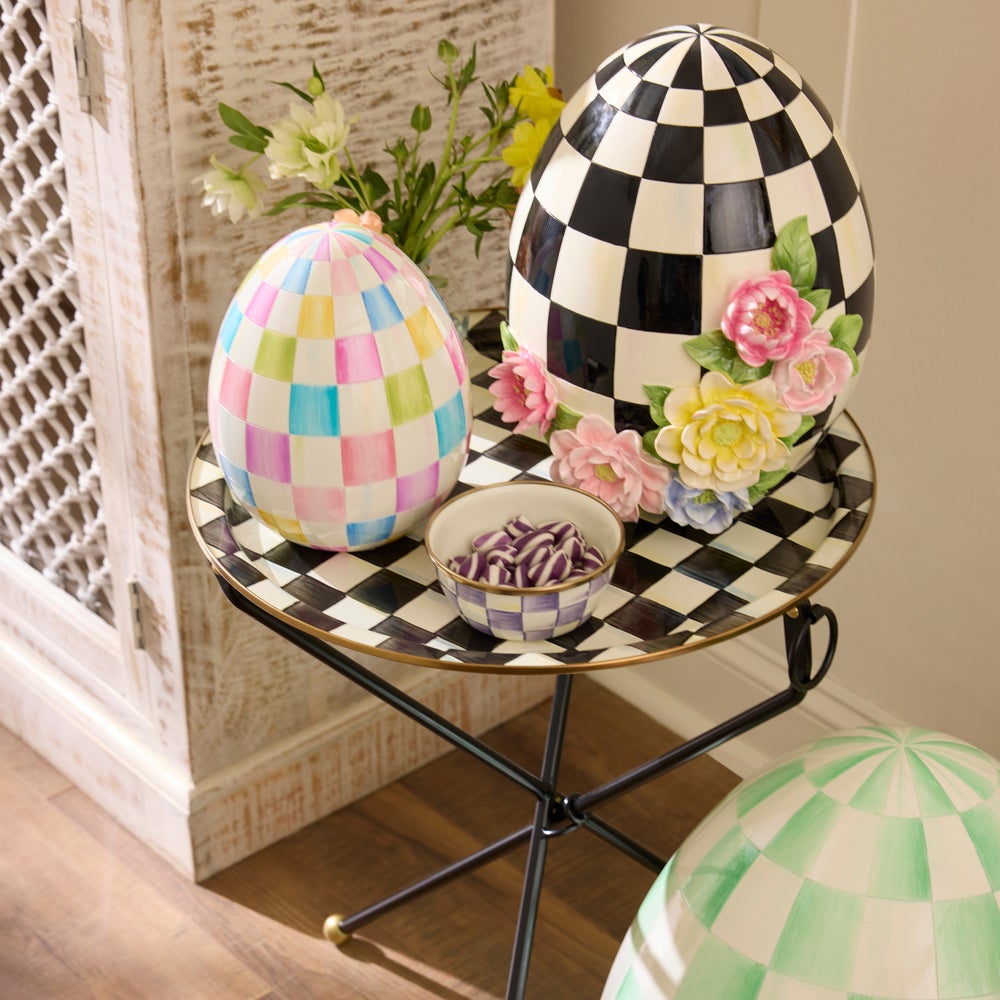 Enamel Tilt Accent Table