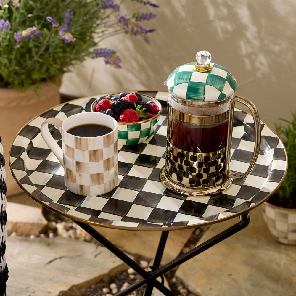 Enamel Tilt Accent Table