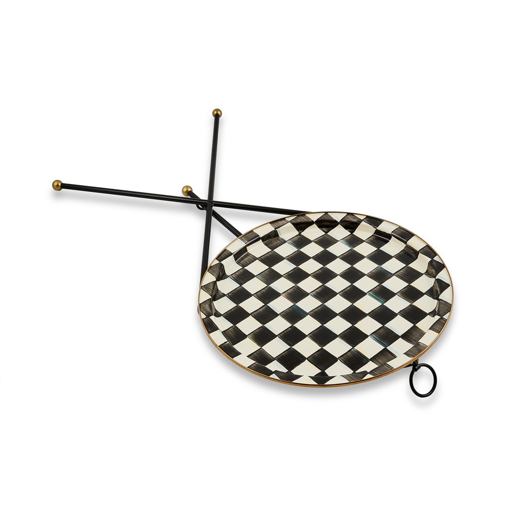 Enamel Tilt Accent Table