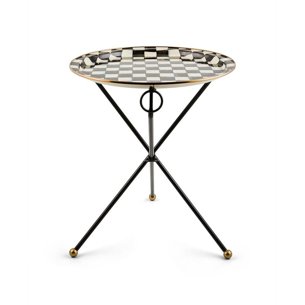 Enamel Tilt Accent Table