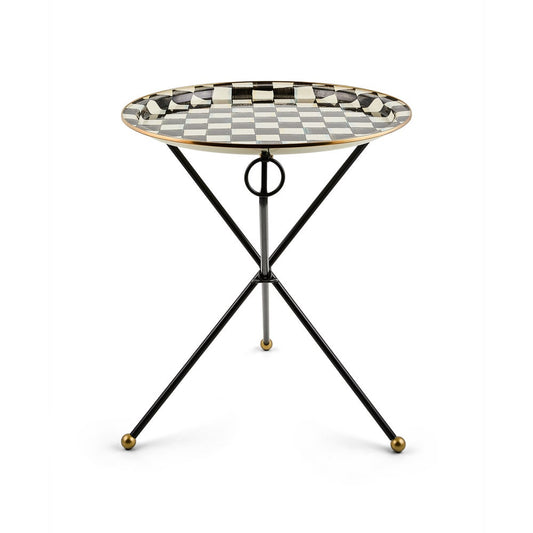 Enamel Tilt Accent Table