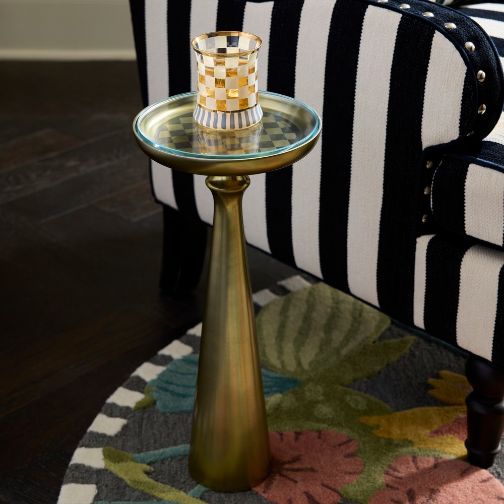 Checked Cocktail Table