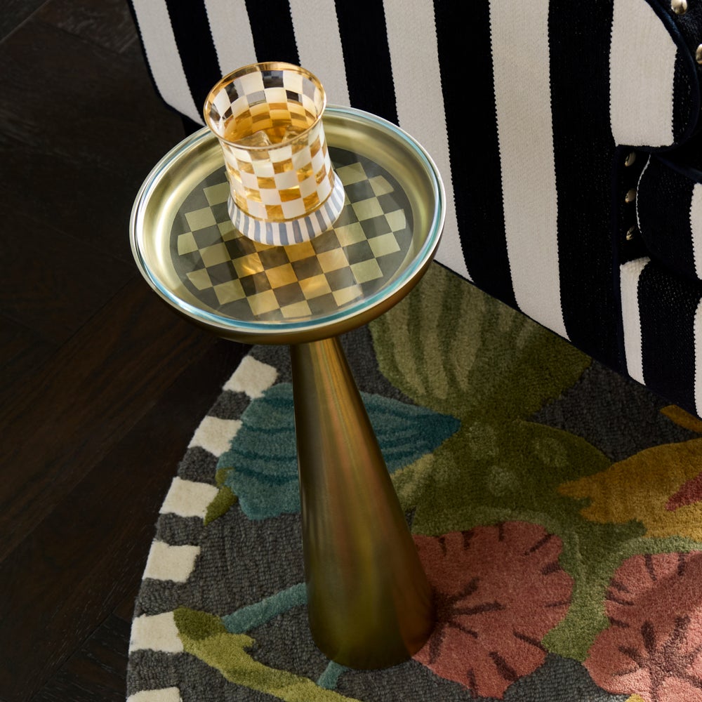 Checked Cocktail Table