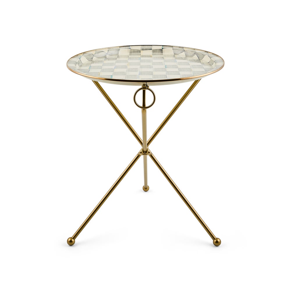 Enamel Tilt Accent Table