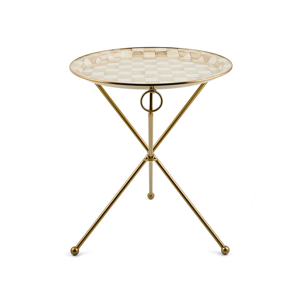Enamel Tilt Accent Table