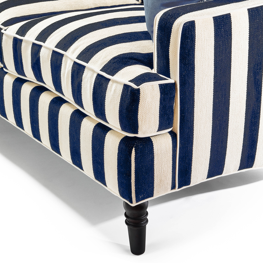 Marquee Navy Stripe Furniture Collection