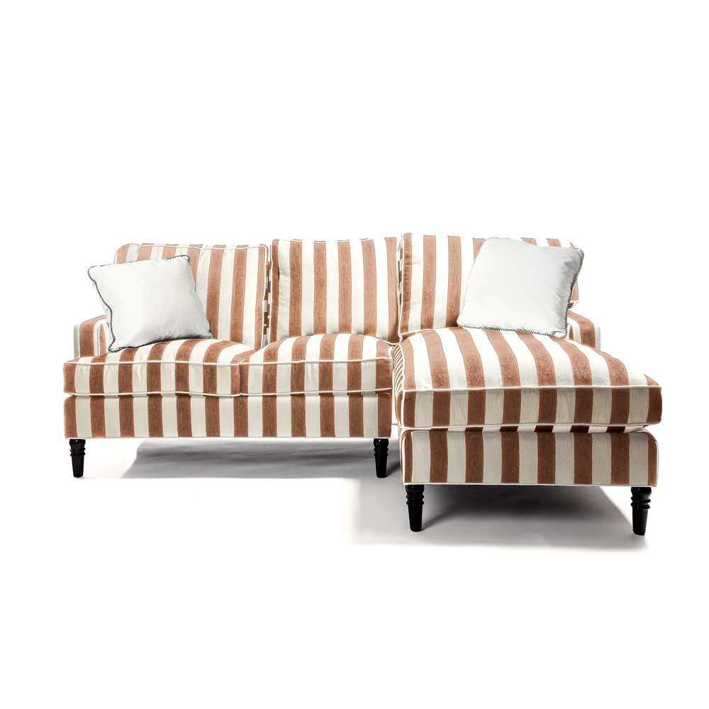 Marquee Brown Stripe Furniture Collection