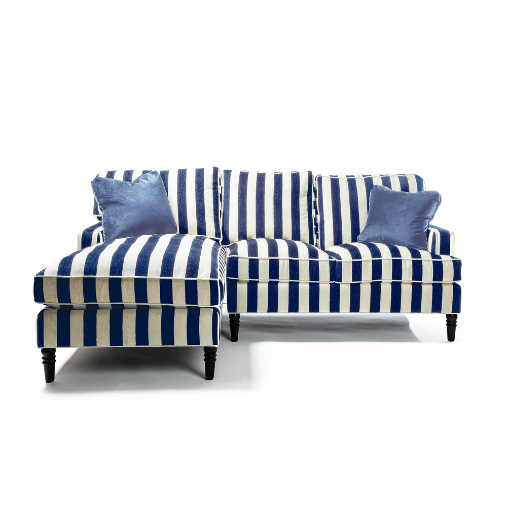 Marquee Navy Stripe Furniture Collection