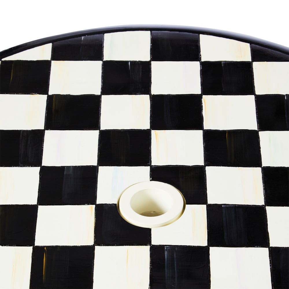 Outdoor Umbrella Stand Side Table
