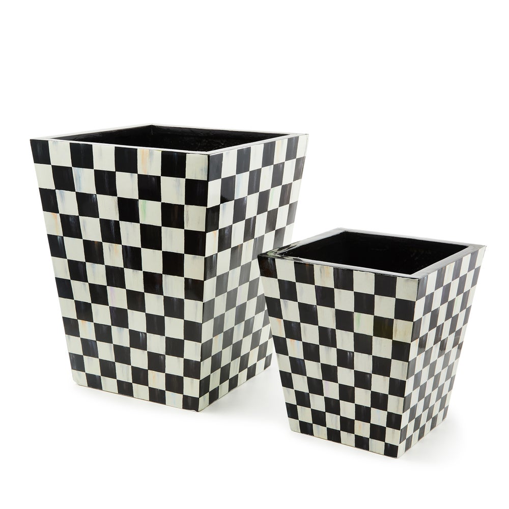 Courtly Check Planter