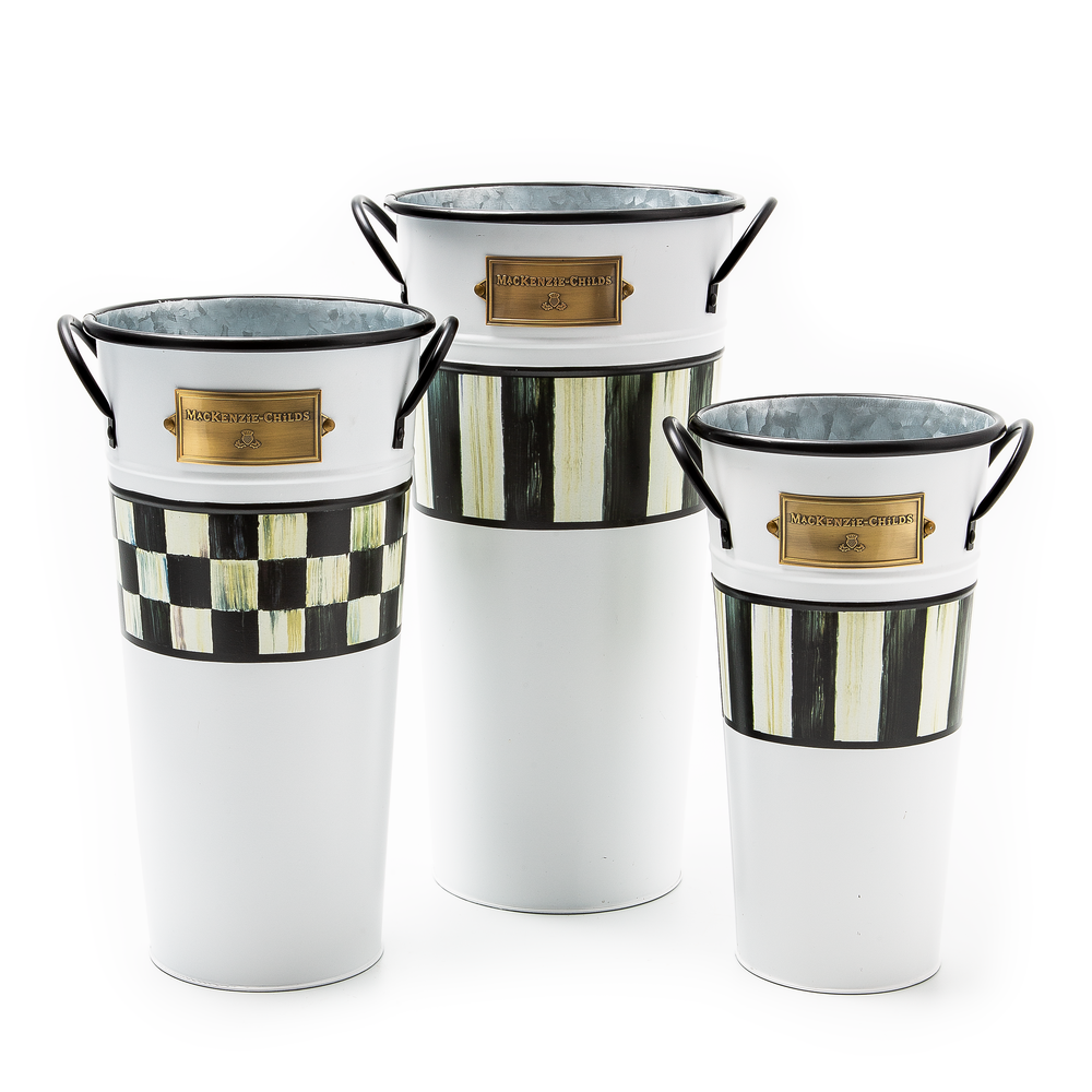 Flower Buckets, Set of 3