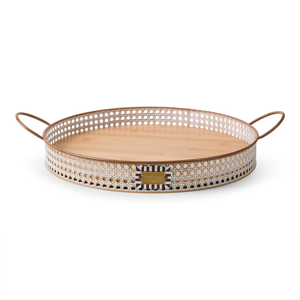 Cane Serving Tray