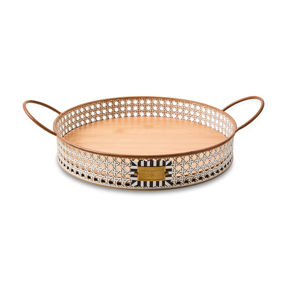 Cane Serving Tray
