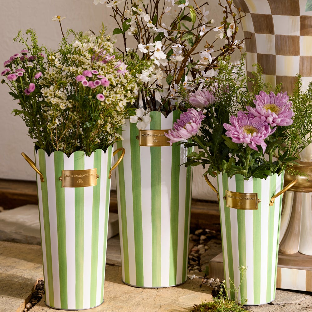 Flower Buckets, Set of 3